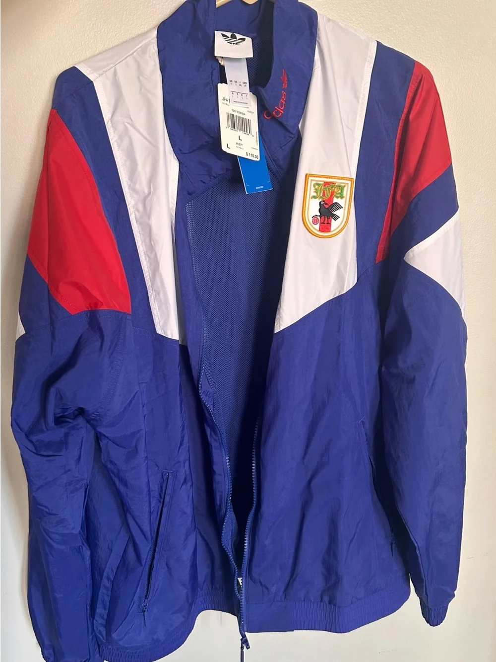 Adidas Vintage Blue Windbreaker JAPAN EQT TRACK JACKET